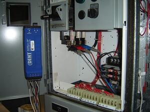 ELITEpro energy meter installation in electrical panel