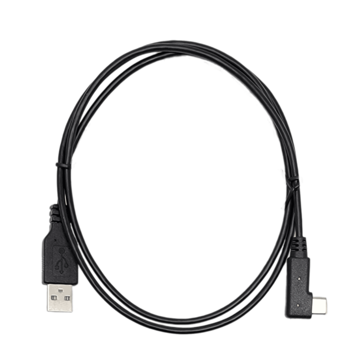 USB A-to-C Angle Communications Cable