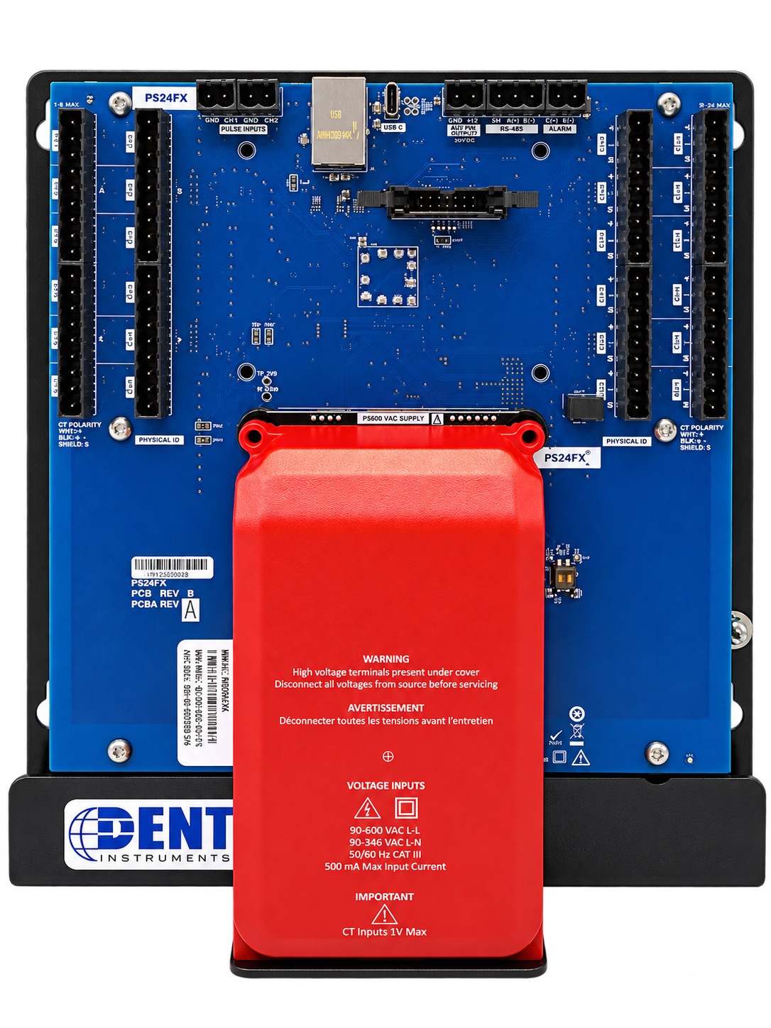 PS24FXPNN-2 PowerScout™ FLEX 24 Multi-Circuit Power Submeter - Plate, None, Disabled