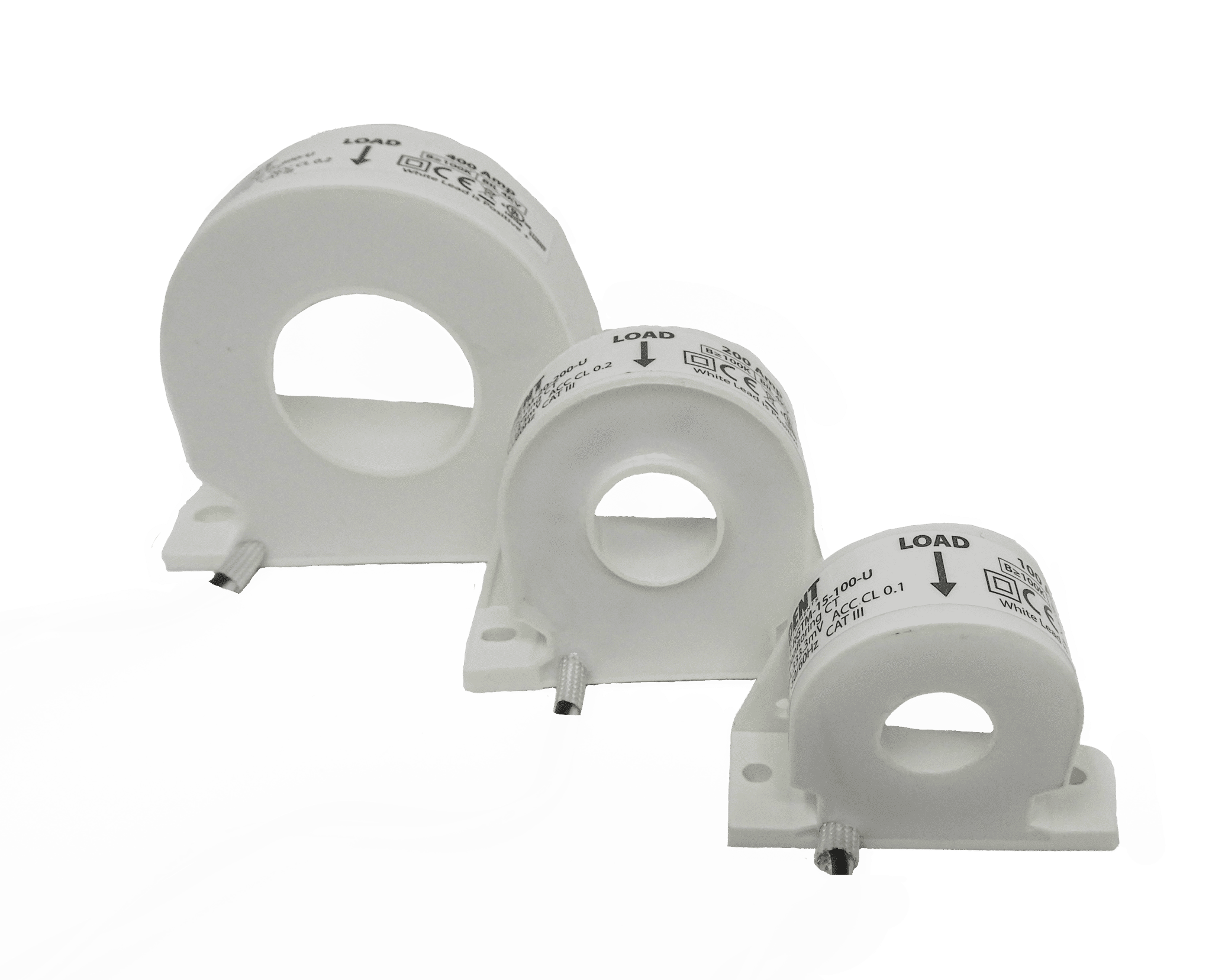 100/200/400A Revenue Grade Solid Core Toroidal Mounting Current ...